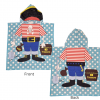 Kids Hooded Microfiber Ponchos Kids Hooded Microfiber Ponchos