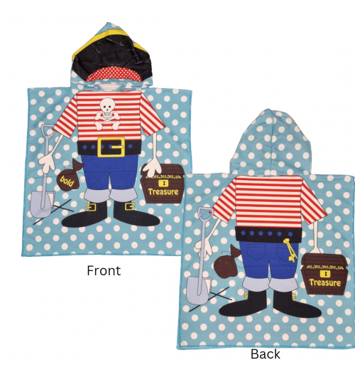 Kids Hooded Microfiber Ponchos Kids Hooded Microfiber Ponchos