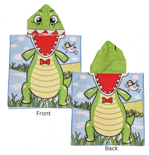 Kids Hooded Microfiber Ponchos Kids Hooded Microfiber Ponchos