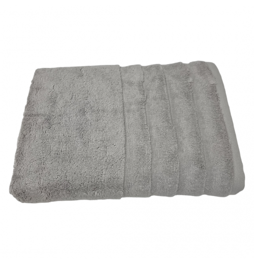 Grey Ribbed Luxury Bath Towels Grey Ribbed Luxury Bath Towels