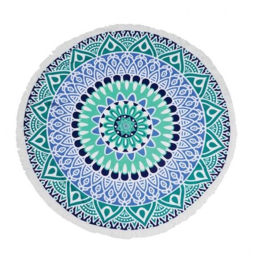 Round Beach Towels with Fringe Round Beach Towels with Fringe