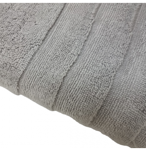 Grey Ribbed Luxury Bath Towels Grey Ribbed Luxury Bath Towels