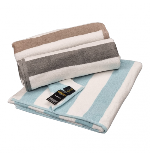 Glodina Hotel Broad Stripe Pool Towel Glodina Hotel Broad Stripe Pool Towel
