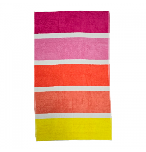 Luxurious Velour Stripe Beach Towels Imperfect Luxurious Velour Stripe Beach Towels Imperfect