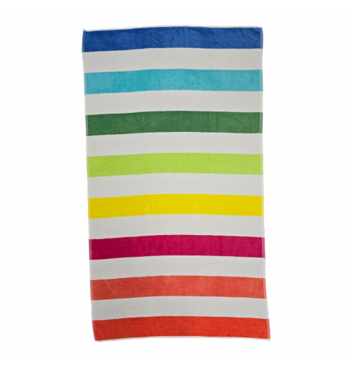 Luxurious Velour Stripe Beach Towels Imperfect Luxurious Velour Stripe Beach Towels Imperfect
