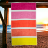 Luxurious Velour Stripe Beach Towels Imperfect Luxurious Velour Stripe Beach Towels Imperfect