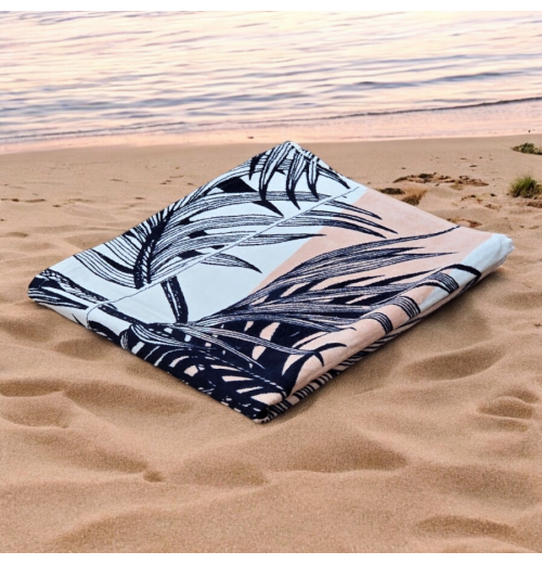 Summer Palm Cotton Beach Towel Summer Palm Cotton Beach Towel