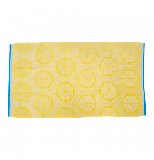 Amalfi Lemons Luxurious Velour Beach Towel Amalfi Lemons Luxurious Velour Beach Towel