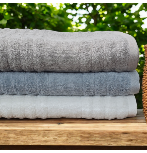 Bamboo Cotton Ribbed Towels Bamboo Cotton Ribbed Towels